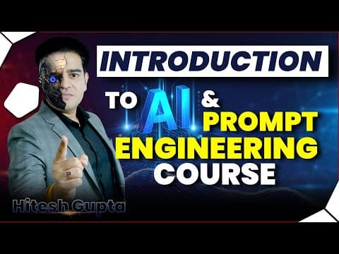 AI and Prompt Engineering Course in Hindi Playlist | #aicourse #promptengineering